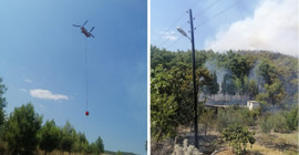 Antalya'da orman yangını