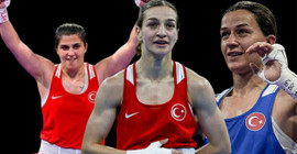 Türkiyeli kadın boksörler olimpiyatlarda çeyrek finalde