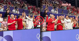 Özel, İmamoğlu ve Yavaş Kadın Voleybol Milli Takımı maçını birlikte izledi