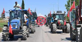 Burdur'da çiftçilerden traktörlü eylem: 'Çiftçi, üretici her geçen gün toprağa küsmekte'