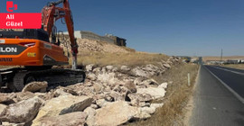 Tepkiler harekete geçirdi: Ölüm yolunun 4 kilometrelik kısmında çalışma başlatıldı