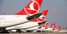 Türk Hava Yolları seferlerinde tayfun engeli