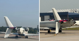 ABD'de iki yolcu uçağı pistte çarpıştı