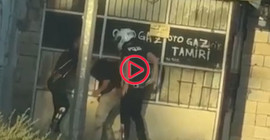 Viranşehir'de polis şiddeti kamerada: Defalarca yumrukladıktan sonra gözaltına aldılar
