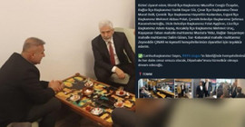 Ensarioğlu, Salim Güran’ı Meclis’te ağırlamış