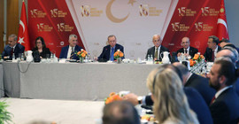 Erdoğan ABD'li iş insanlarına olumlu ekonomi tablosu çizdi