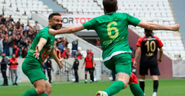 Amedspor'dan bol gollü galibiyet : 2-4