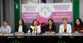 DEM Parti Kadın Meclisi savaşlara karşı kampanya başlattı: '2025 yılını kadınlar barış yılı yapacak'