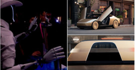Tesla'nın sahibi Elon Musk robotaksi, robovan ve Optimus robotları tanıttı