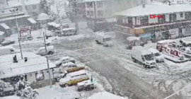 Kastamonu beyaza büründü, ilçelerde kar kalınlığı 10 santimetreyi buldu