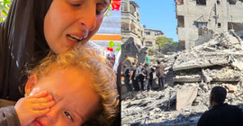 İsrail ordusu, Kuzey Gazze'de yerinden ettiği Filistinlilerin sığındığı okulları basıp ateşe vererek erkekleri gözaltına aldı