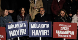 CHP'den mülakata karşı MEB önünde oturma eylemi