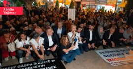 Mersin'de kayyım protestosu: 'Kayyım diktatörlüktür, biz demokrasi istiyoruz'