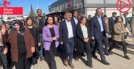 DEM Parti Eş Genel Başkanları Halfeti'de... Bakırhan: Çözüm istiyorsanız biz buradayız, İmralı orada