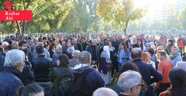 Diyarbakır'da polis ablukasında kayyım protestosu