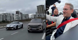 AKP’li belediye başkanı Ferrari ile yarıştı, tepki üzerine videoyu sildi