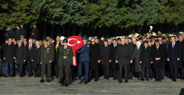 Atatürk ölümünün 86. yıl dönümünde anılıyor: Anıtkabir'de resmi tören düzenlendi