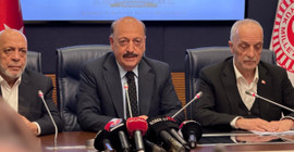 Üç işçi konfederasyonundan Meclis'te ortak açıklama