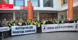 Adana’da kayyım protestosu... ‘Kayyımlar belediyelere karşı gasp planlarıdır’