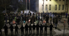 Bahçesaray'da kayyım protestosu sürüyor