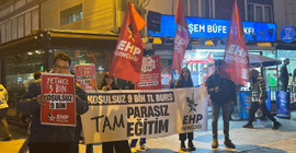 Öğrencilerden burs eylemi: 'Yetmez 3 bin koşulsuz 9 bin'