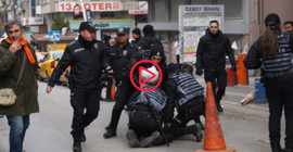 Ankara'da 'Hakkımı ver' diyenlere polis şiddeti