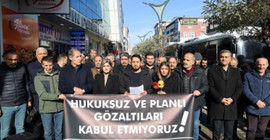 Van’da gözaltı protestosu: Arkadaşlarımız serbest bırakılsın