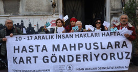 Hasta mahpuslara dayanışma kartı gönderildi: 'Tecrit bir işkence yöntemidir'