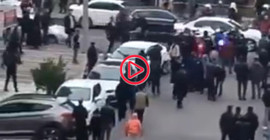 Taziye evindeki bıçaklı kavgada iki kişi yaralandı, o onlar telefonla görüntülendi
