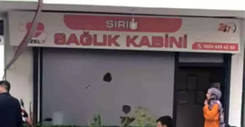 Mersin'de sağlık kabinine silahlı saldırı