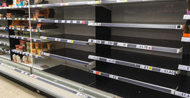 İngiltere'de raflar boş kaldı