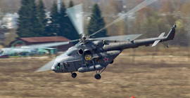 Çeçenistan'da helikopter düştü