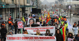 NATO, Brüksel’de protesto edildi