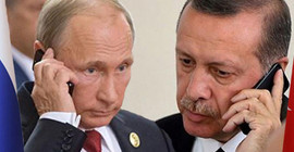 Erdoğan ve Putin, Suriye'yi görüştü