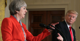 Donald Trump ve Theresa May Suriye'yi konuştu