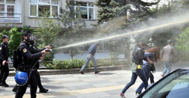 OHAL karşıtı eyleme gazlı müdahale