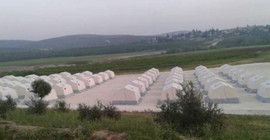 Gutalı sığınmacılar için Afrin'de kamp kuruldu