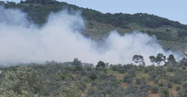 Kazdağları'nda yangın