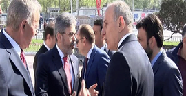Taksim'de gergin 23 Nisan töreni