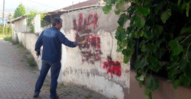 Bursa'da cemevini ırkçı saldırı