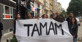 'Tamam' eylemine müdahale 10 gözaltı