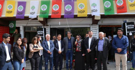 HDP Mardin’de ilk seçim bürosunu açtı