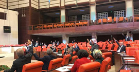 CHP'nin İsrail önergesi AKP'nin oylarıyla reddedildi