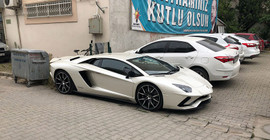 'Yerli ve Milli' toplantıya Lamborghini ile geldi