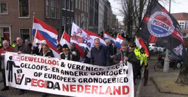 Hollanda'da cami önünde 'domuz çevirme' tartışması