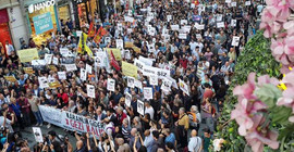 Polisin engellediği yürüyüşçüler: Gezi'den korkmayın ders alın