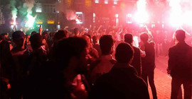Elazığspor yürüyüşünde gerginlik
