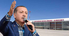 Erdoğan 1998'de açılan havalimanı için de 'Biz yaptık' dedi