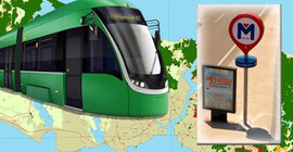 İhalesi bile yapılmayan metroya tabela