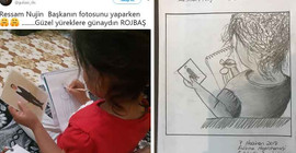 Demirtaş'tan resimli teşekkür